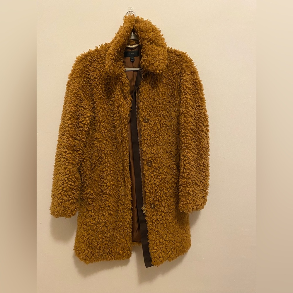 J Crew Teddy Coat Size XS